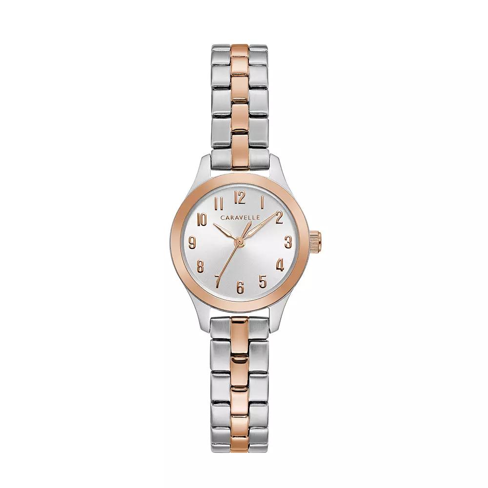 Caravelle by Bulova Womens Two Tone Stainless Steel Watch - 45L175 Pink Tone Product Image