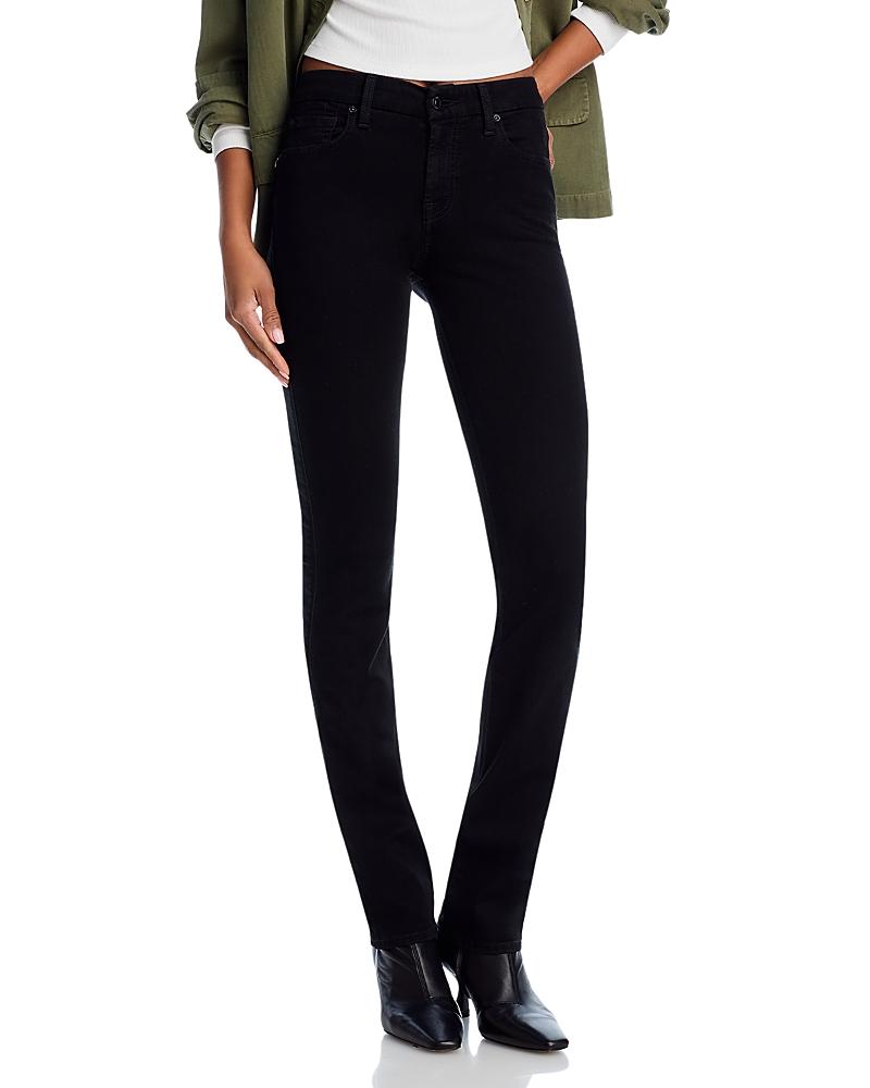 7 For All Mankind Kimmie Mid Rise Straight Jeans Product Image