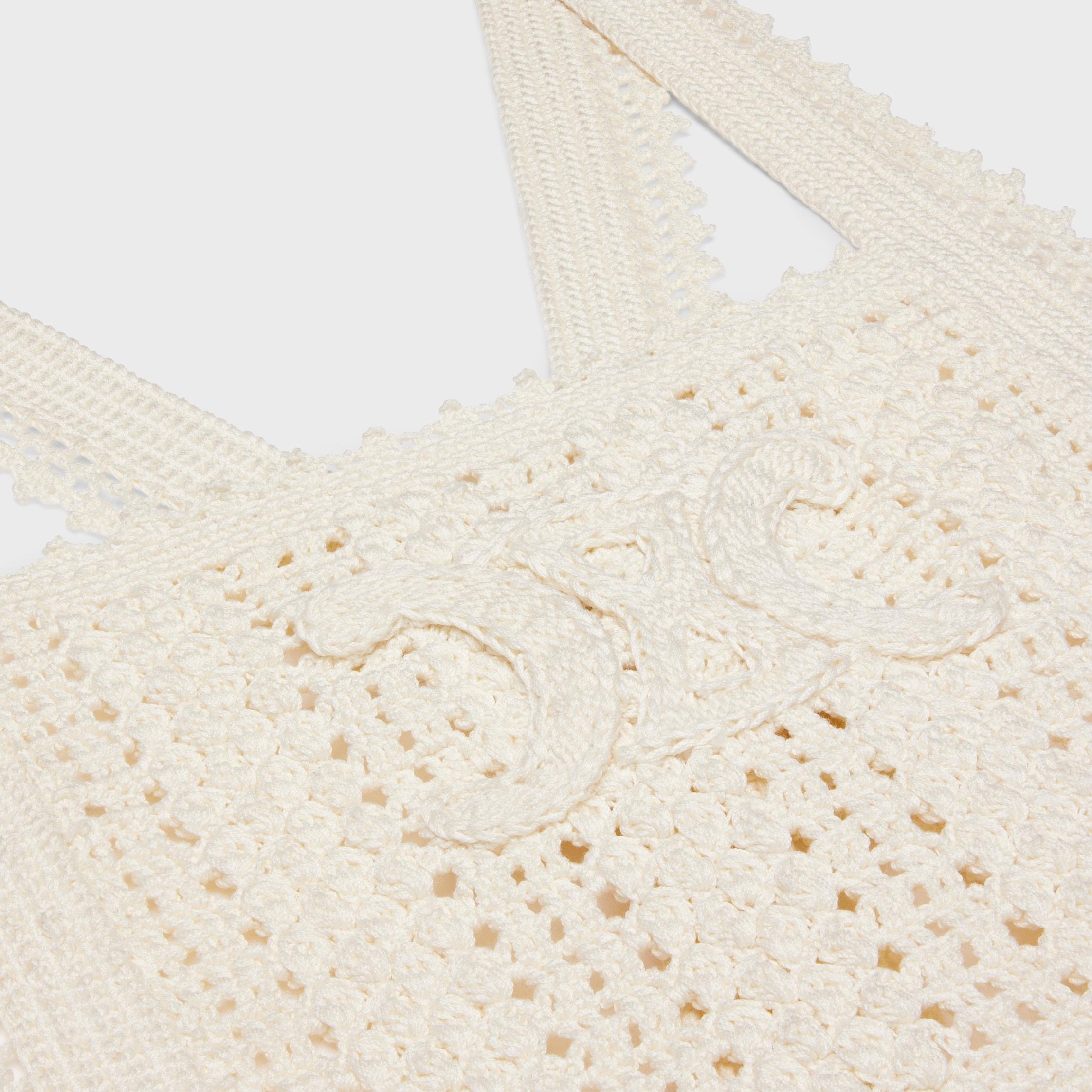 triomphe mini dress in crocheted cotton Product Image