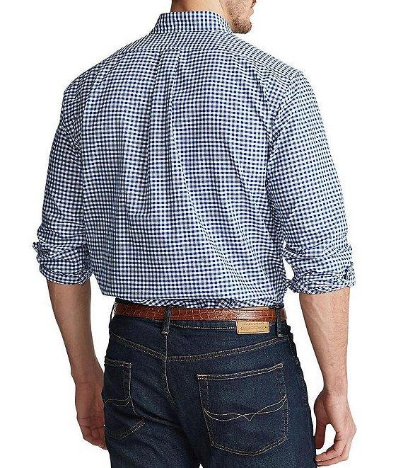 Polo Ralph Lauren Big & Tall Gingham Oxford Shirt Product Image