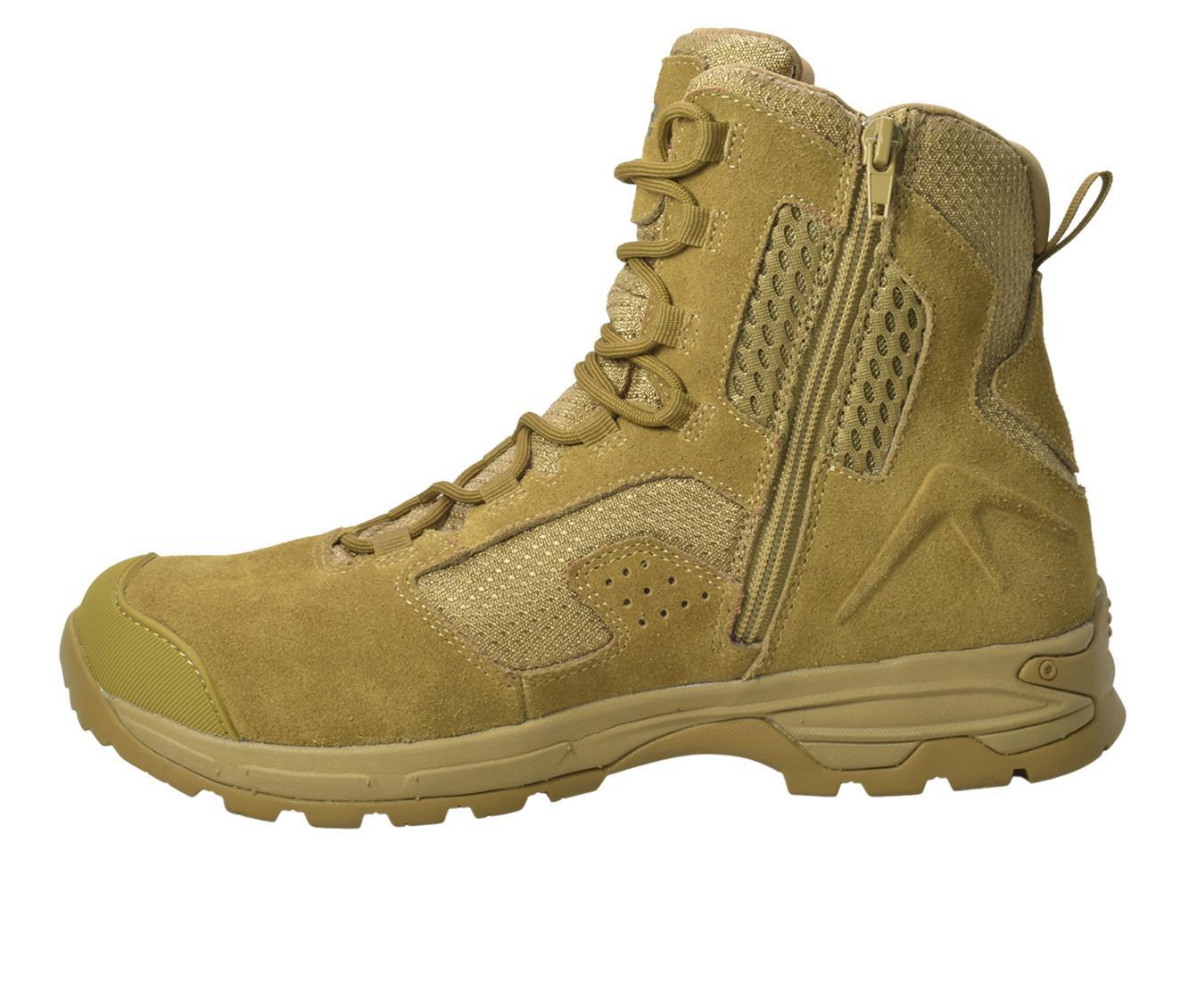 Men's AdTec 8" Suede Waterproof Tactical Work Boots Product Image