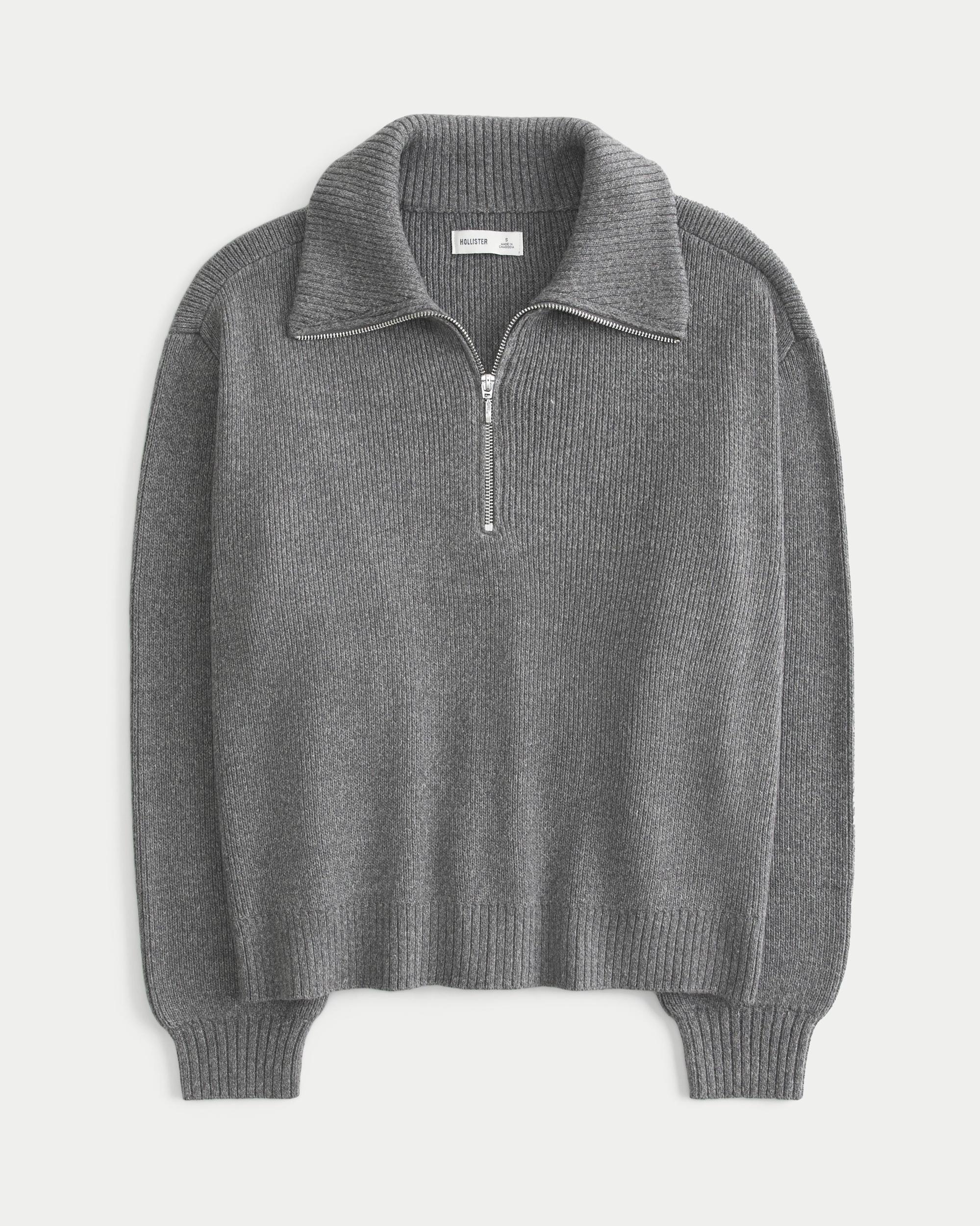 Oversized Half-Zip Sweater Product Image