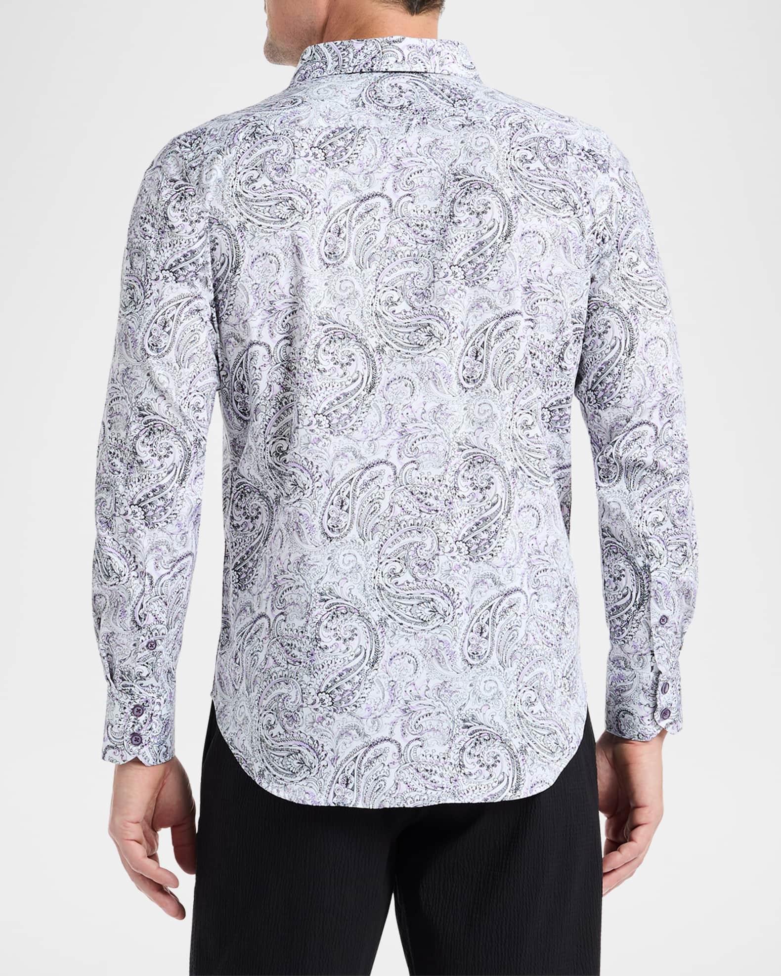 Men's Ibiza Paisley Woven Sport Shirt Product Image