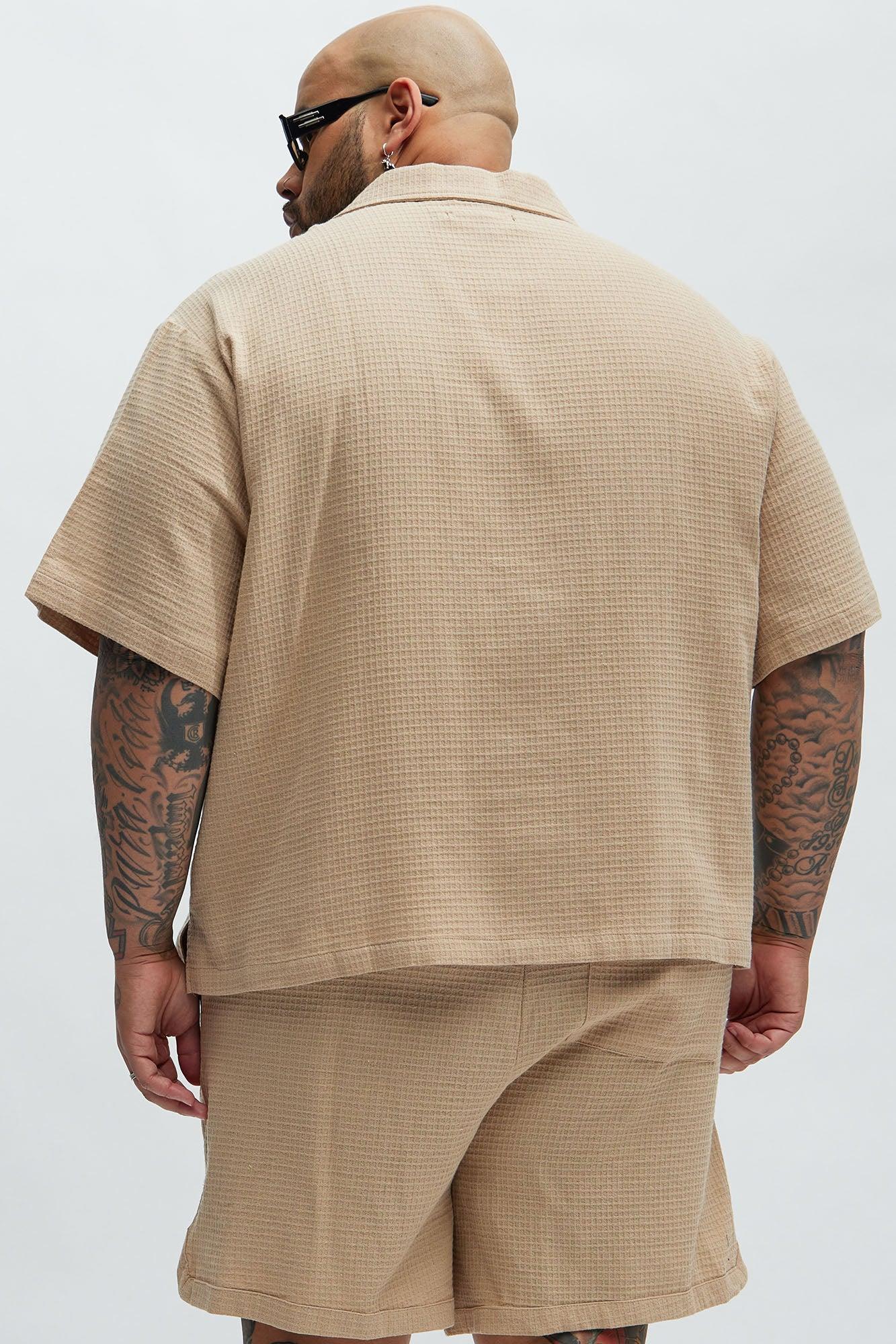 Belgian Textured Shirt - Tan Product Image