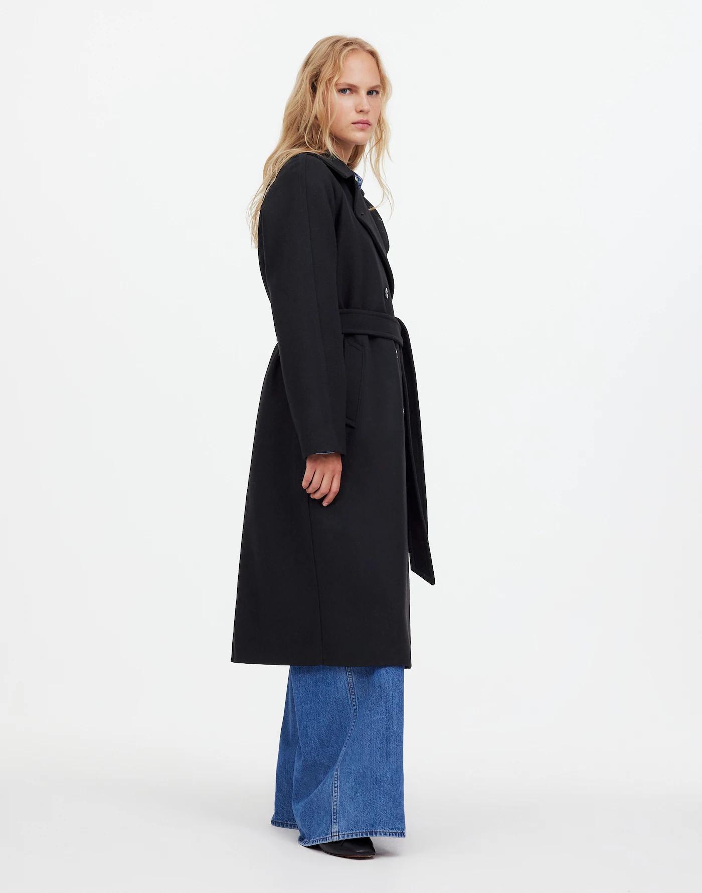 Double-Breasted Trench Coat Product Image