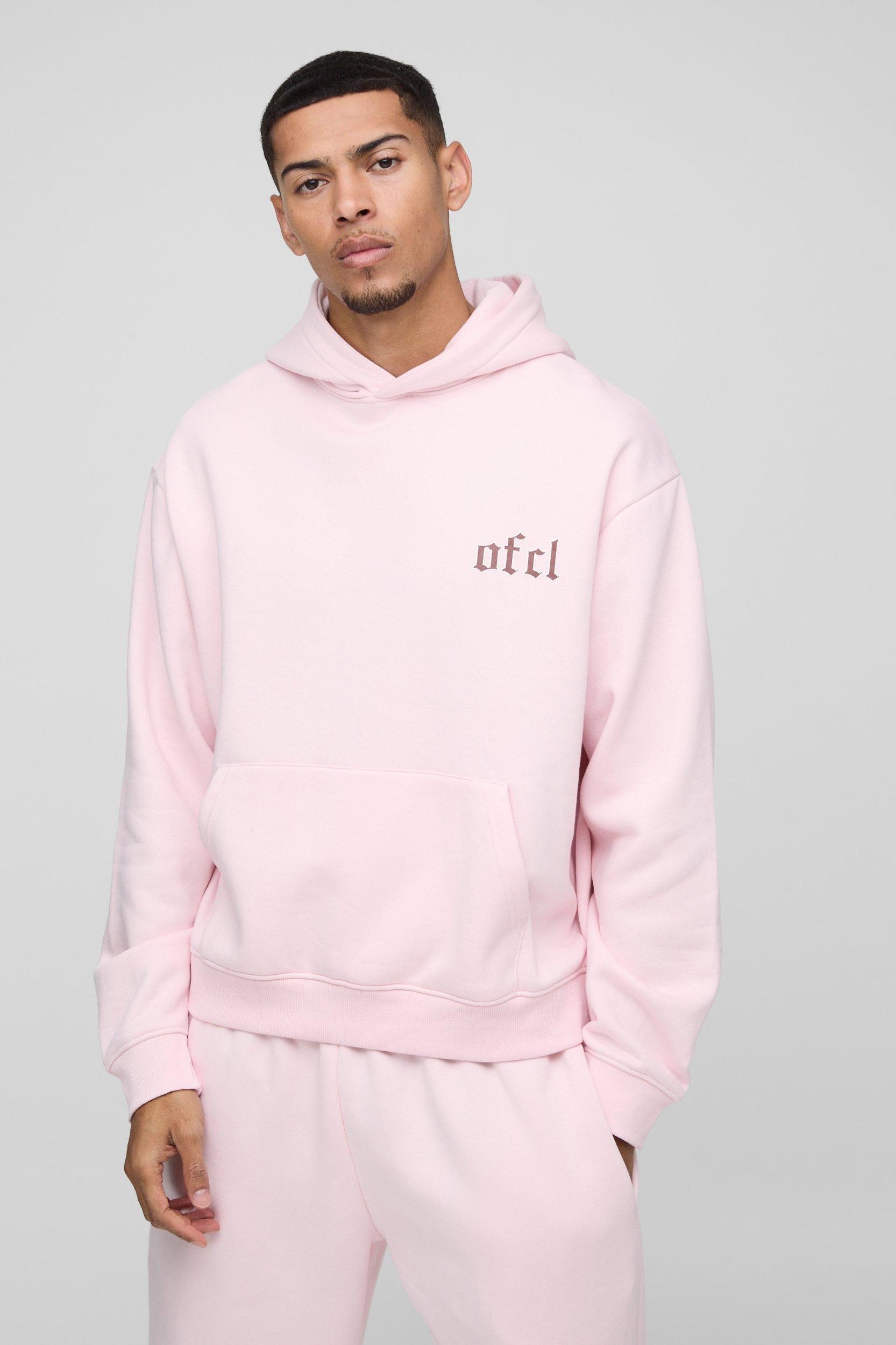 Oversized Boxy Large Scale Worldwide Hoodie | boohooMAN USA Product Image