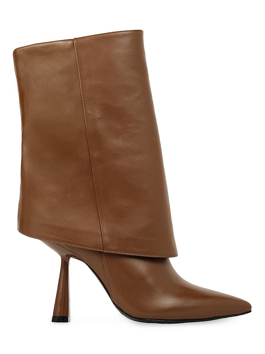 Womens Cecille Leather Ankle Boots Product Image