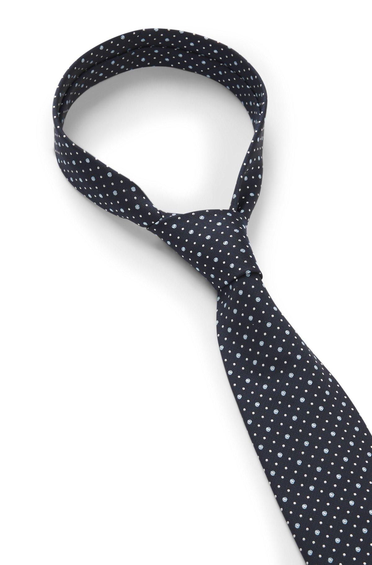 Dot-motif tie in a silk blend Product Image