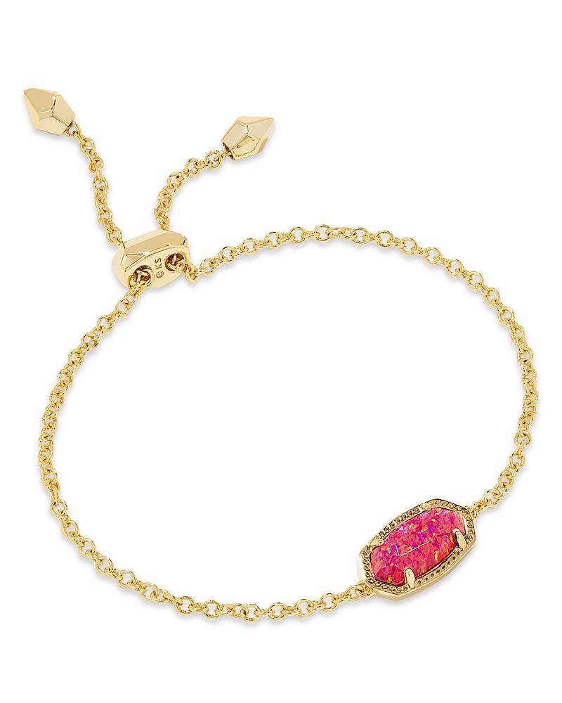 Kendra Scott Elaina Gold Adjustable Chain Bracelet in | Dichroic Glass Product Image