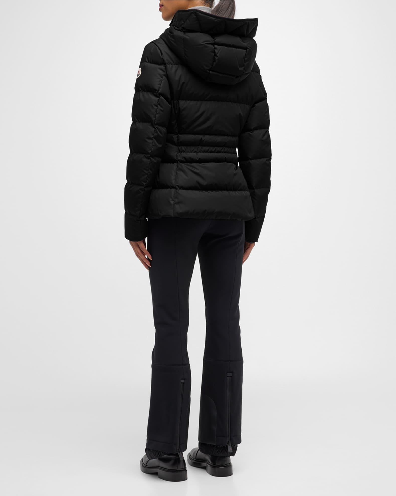 Avoce Hooded Puffer Jacket with Elastic Belt Product Image