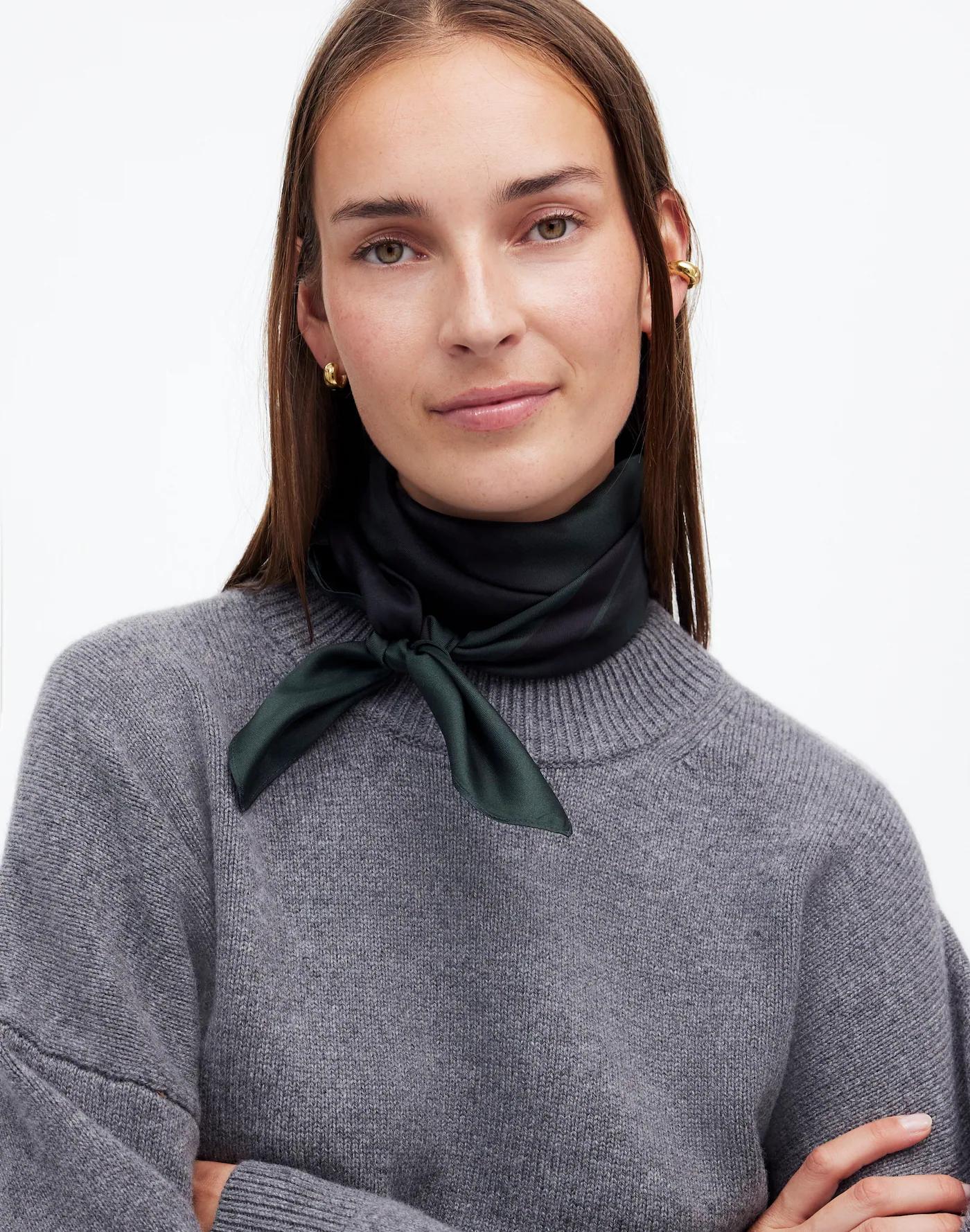 Oversized Silk Bandana Product Image