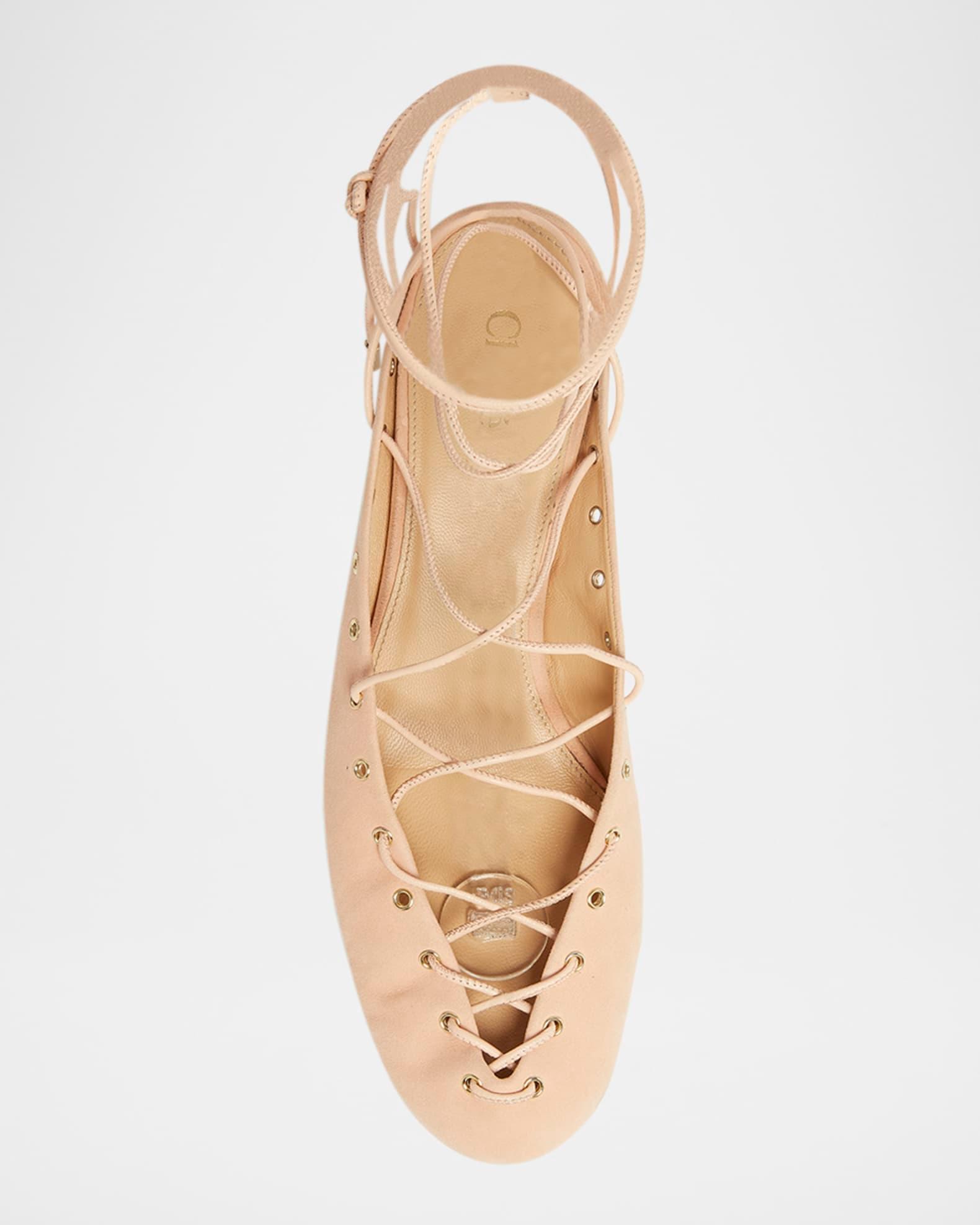 Ghiles Suede Ankle-Wrap Pumps Product Image