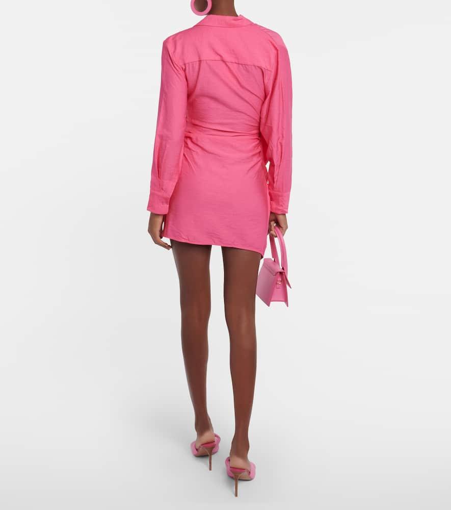 JACQUEMUS Pink Bahia Mini Dress Product Image