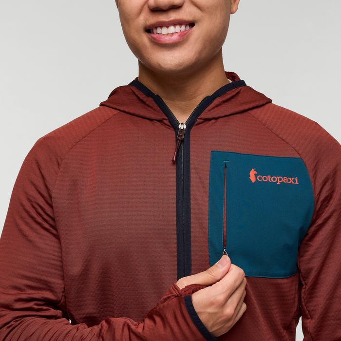 Otero Fleece Full-Zip Hooded Jacket - Men's Product Image