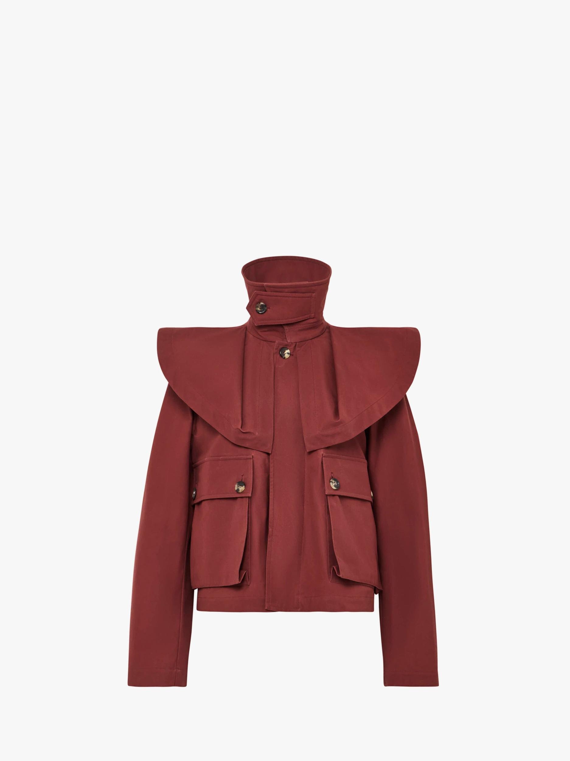 OVERSIZED COLLAR TRENCH JACKET Product Image