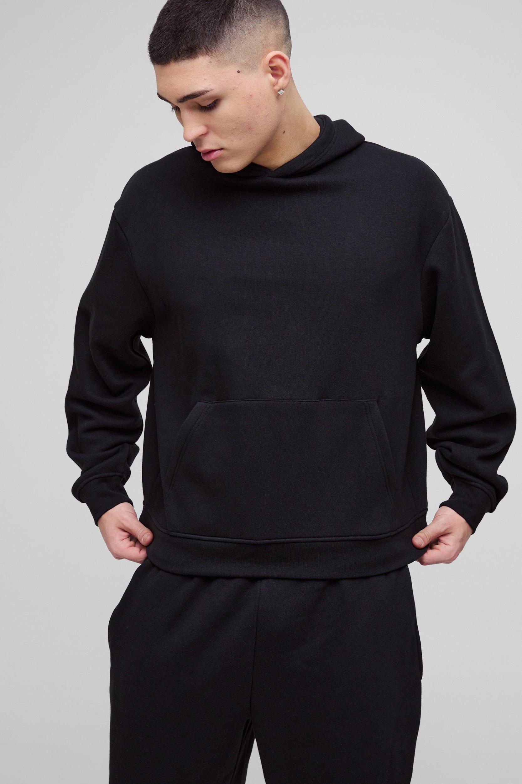 Oversized Boxy Hooded Tracksuit | boohooMAN USA Product Image