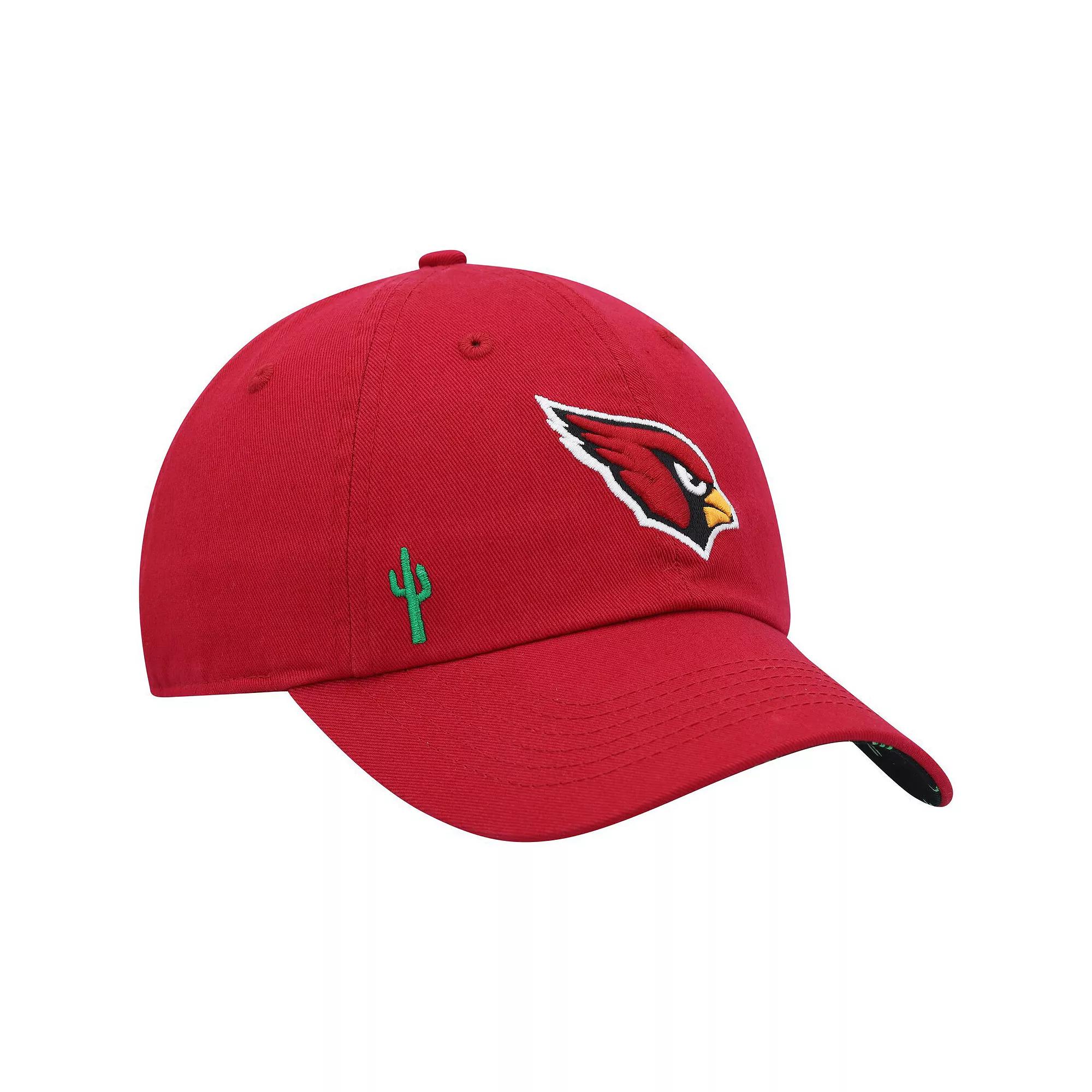 Women's '47 Cardinal Arizona Cardinals Confetti Icon Clean Up Adjustable Hat, Red Product Image