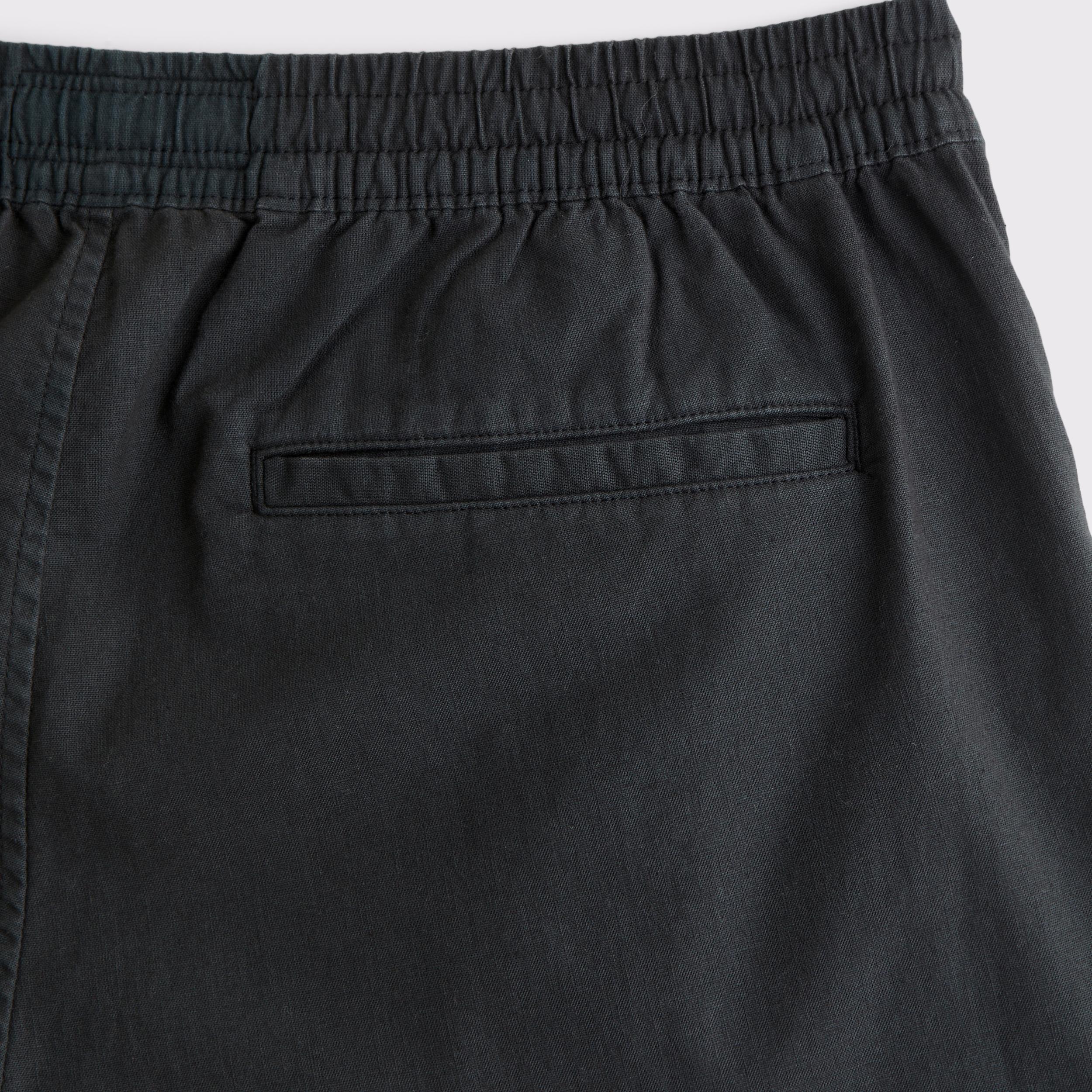 Relaxed Linen-Blend Pull-On Short Product Image