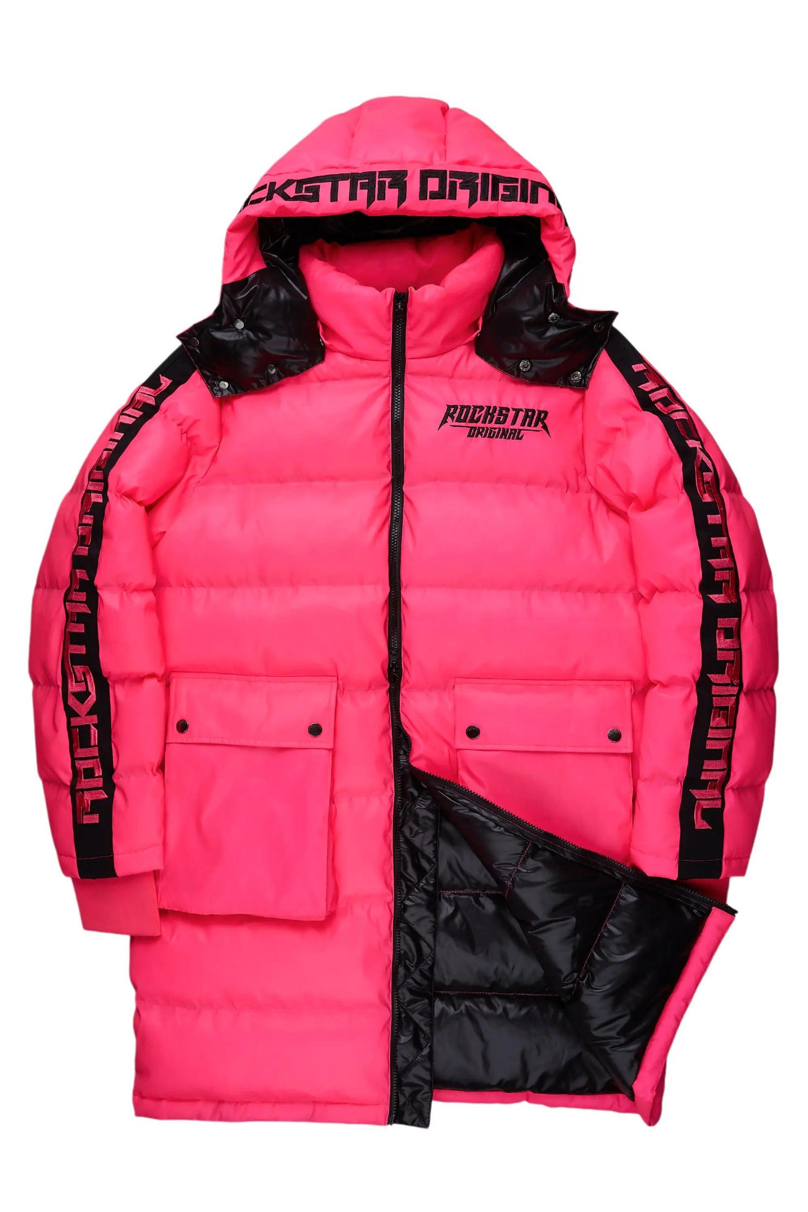 Nikita 2.0 Reflective Pink Puffer Jacket Female Product Image