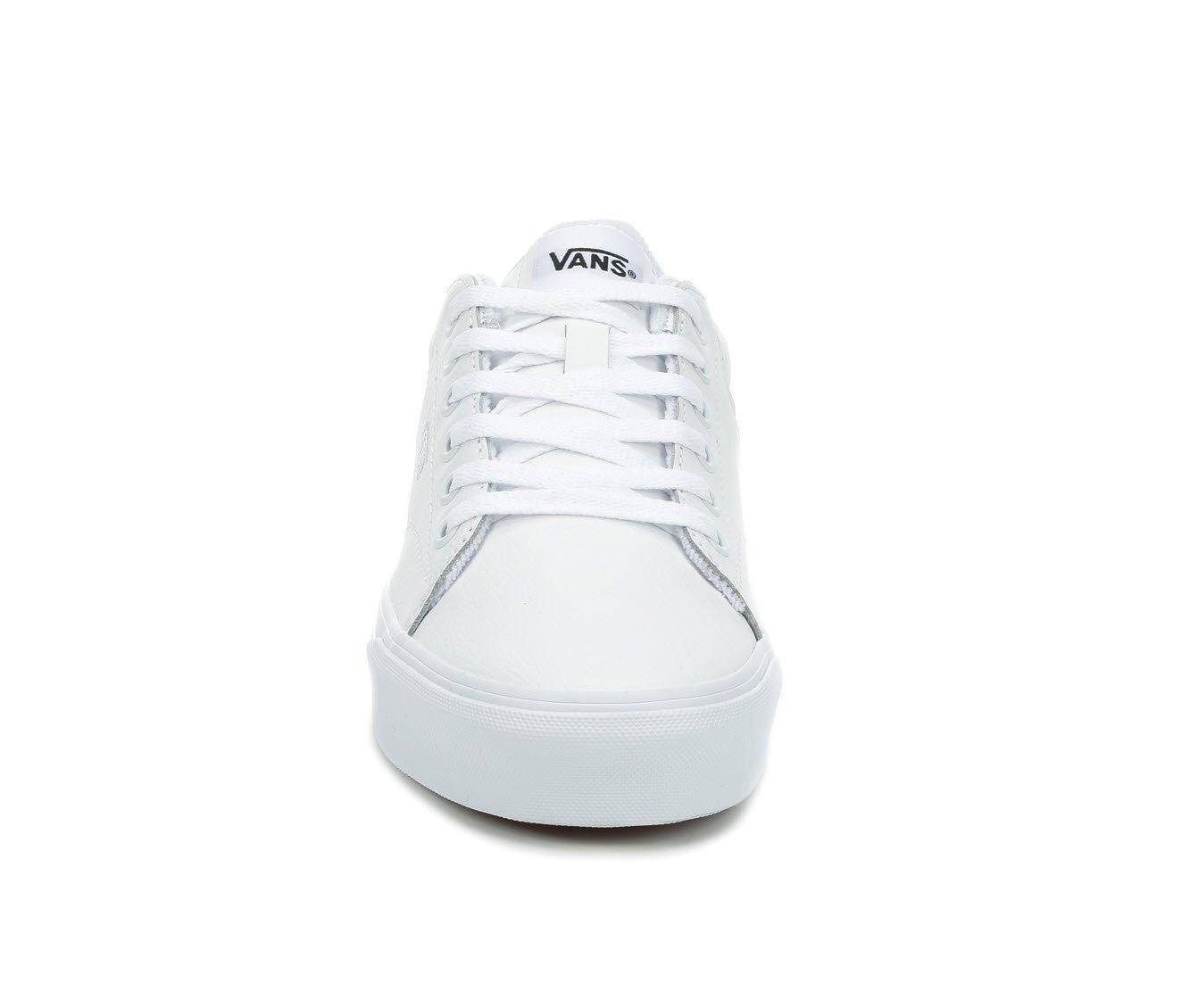 Women's Vans Seldan Leather Skate Shoes Product Image