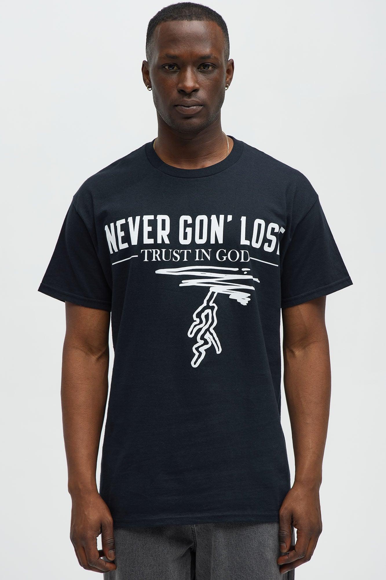 Never Gon' Lose Short Sleeve Tee - Black Male Product Image