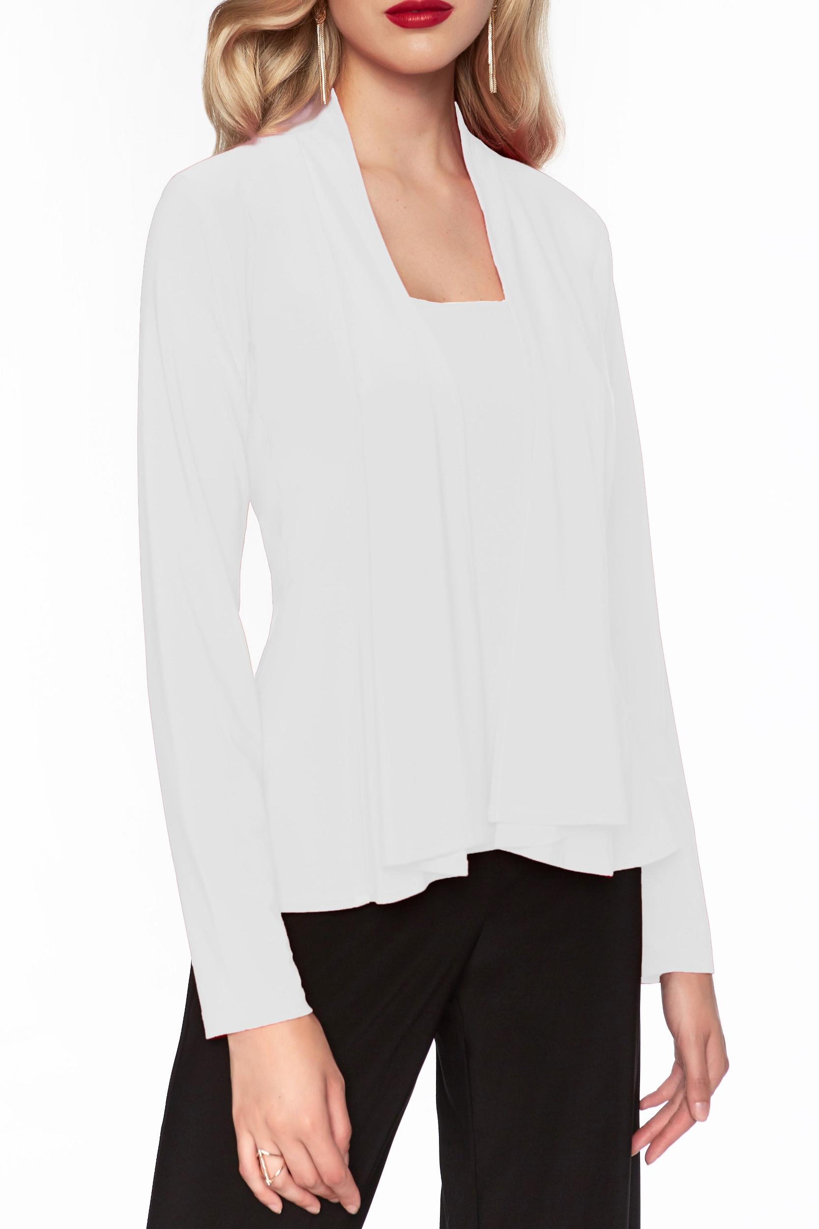 Waite Length Open Knit Jacket Product Image