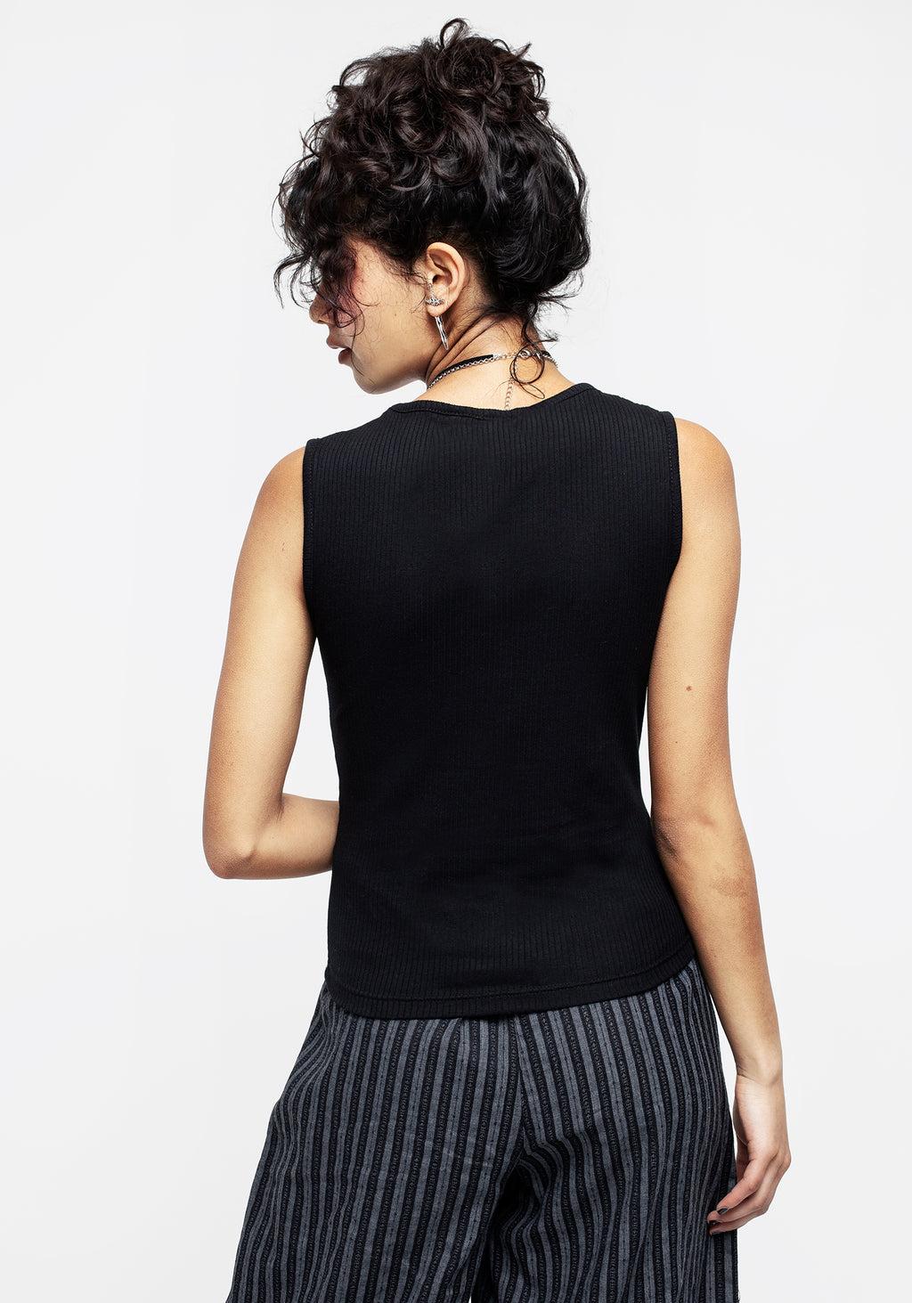 Moonflower V-Neck Vest Top Product Image