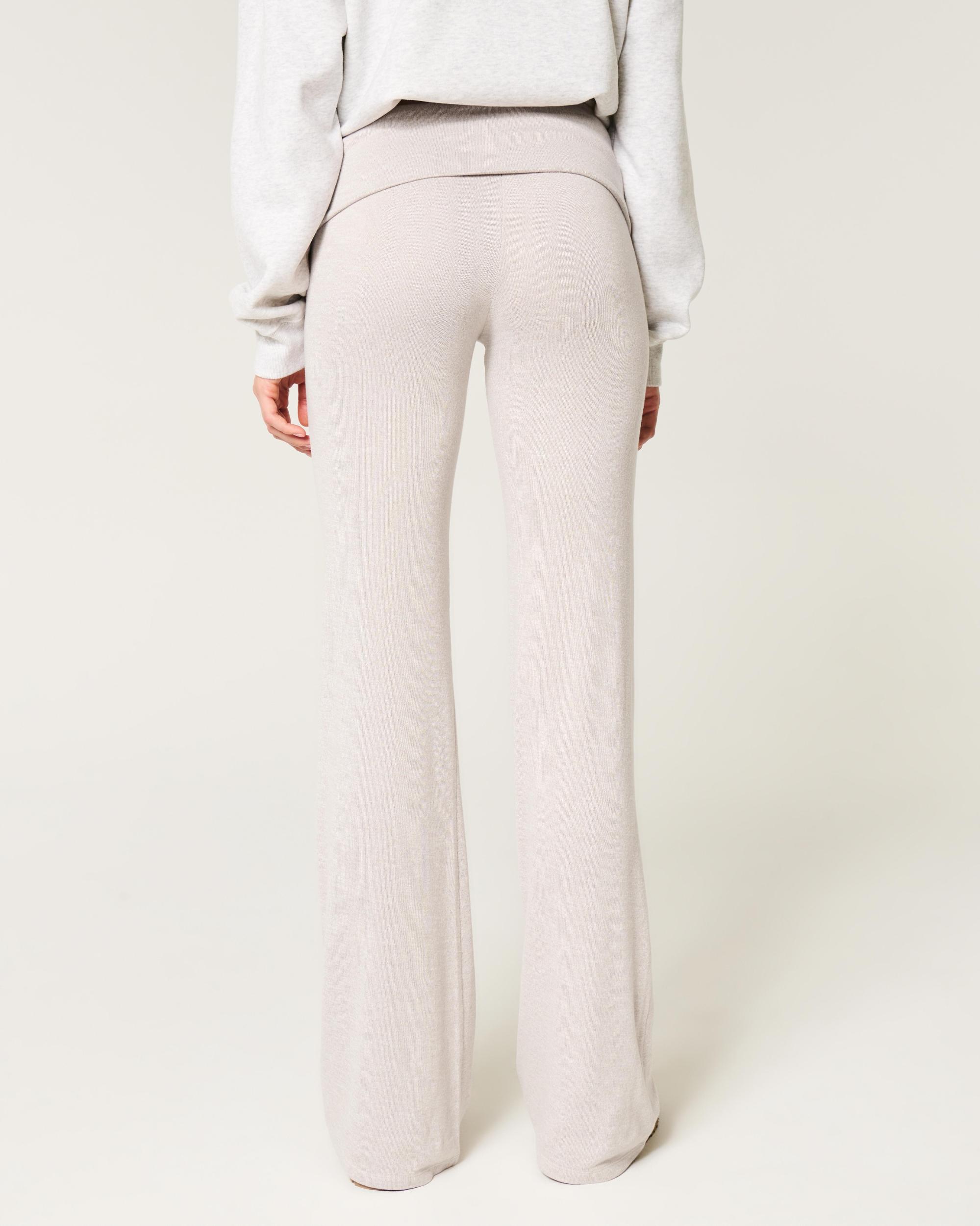 Cozy Knit Foldover Waist Sleep Pants Product Image