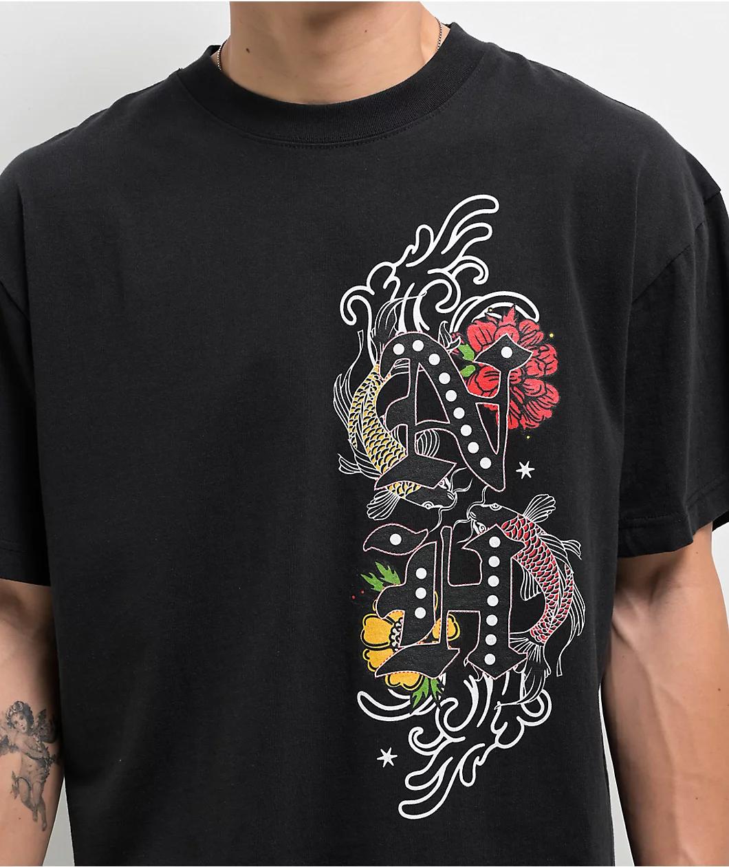 Ninth Hall Crazy Town Black T-Shirt Product Image