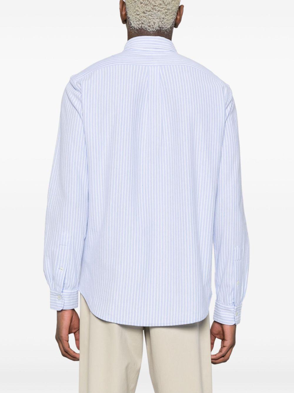 Polo-Pony-motif striped shirt Product Image