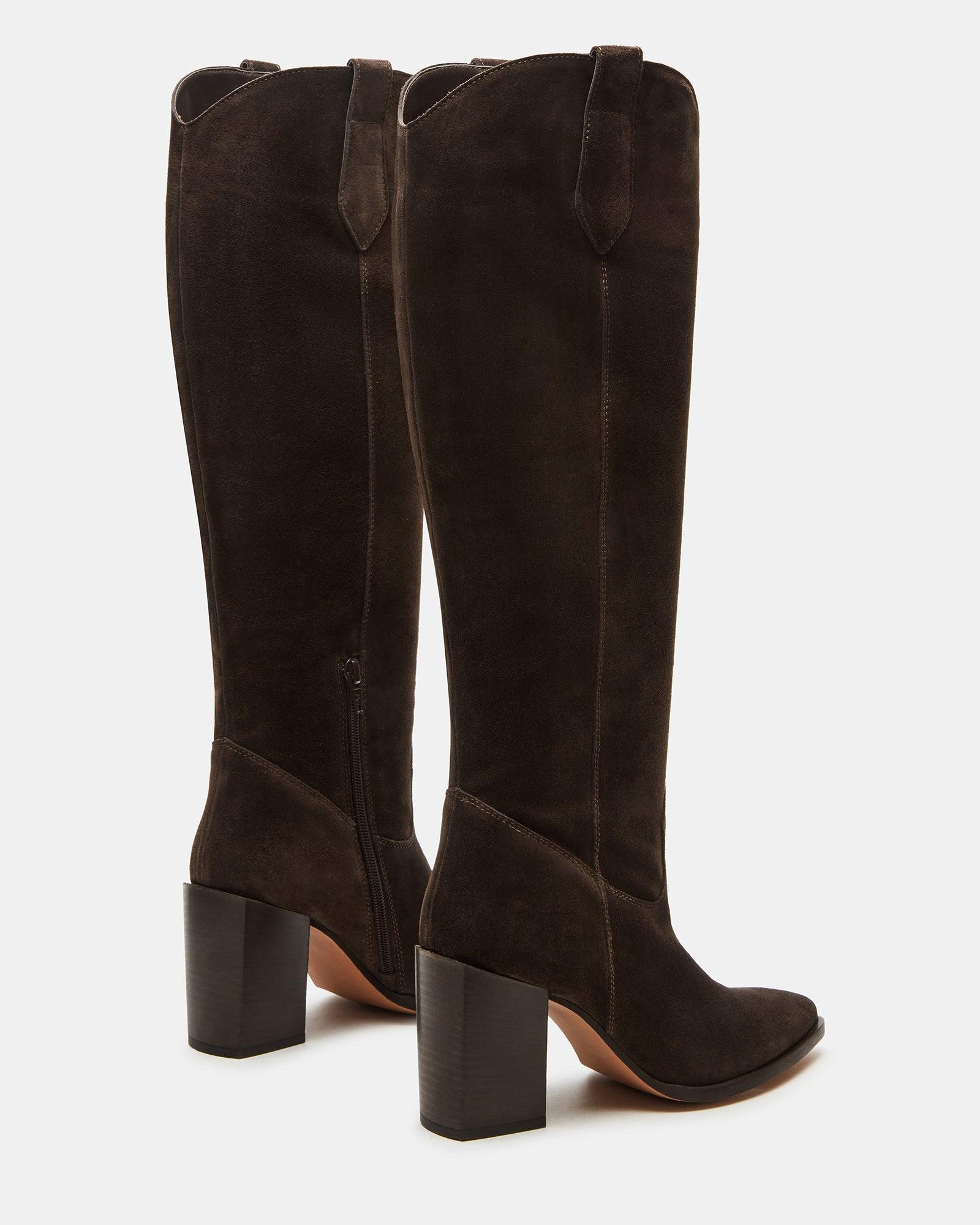 VESEY CHOCOLATE BROWN SUEDE Female Product Image