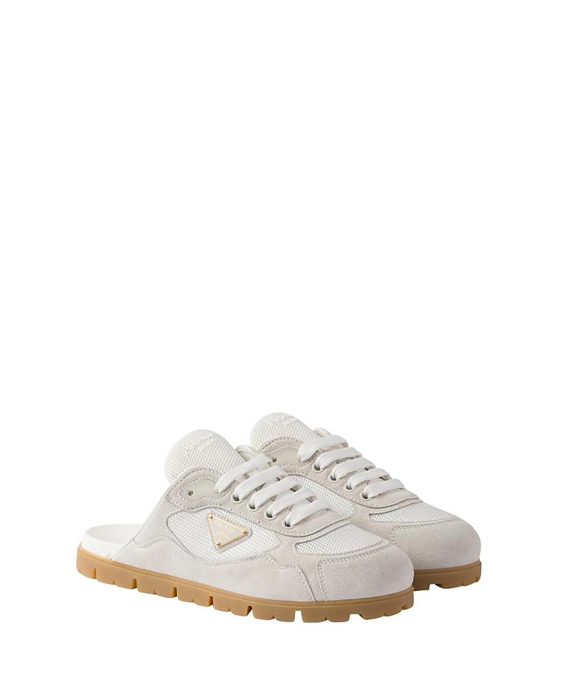 Womens Trail Mesh Fabric and Suede Mules Product Image