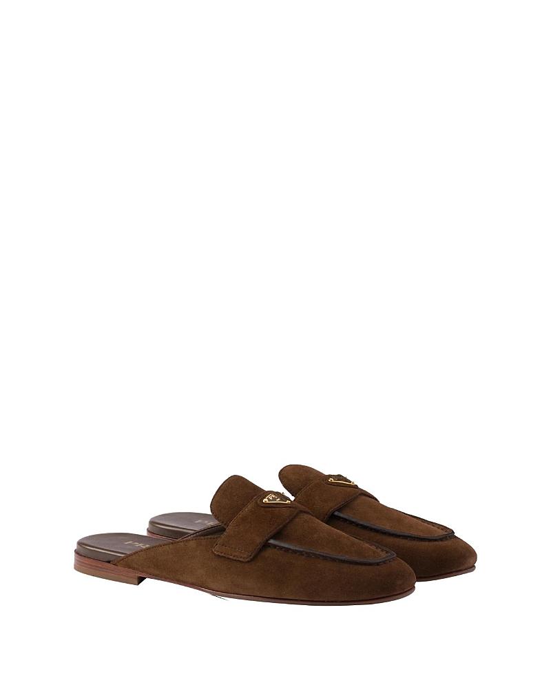Womens Suede Sabots Mules Product Image