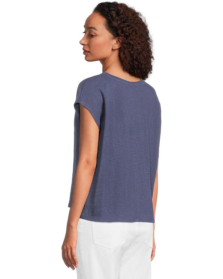 Women's Eileen Fisher V Neck Square Tee Product Image