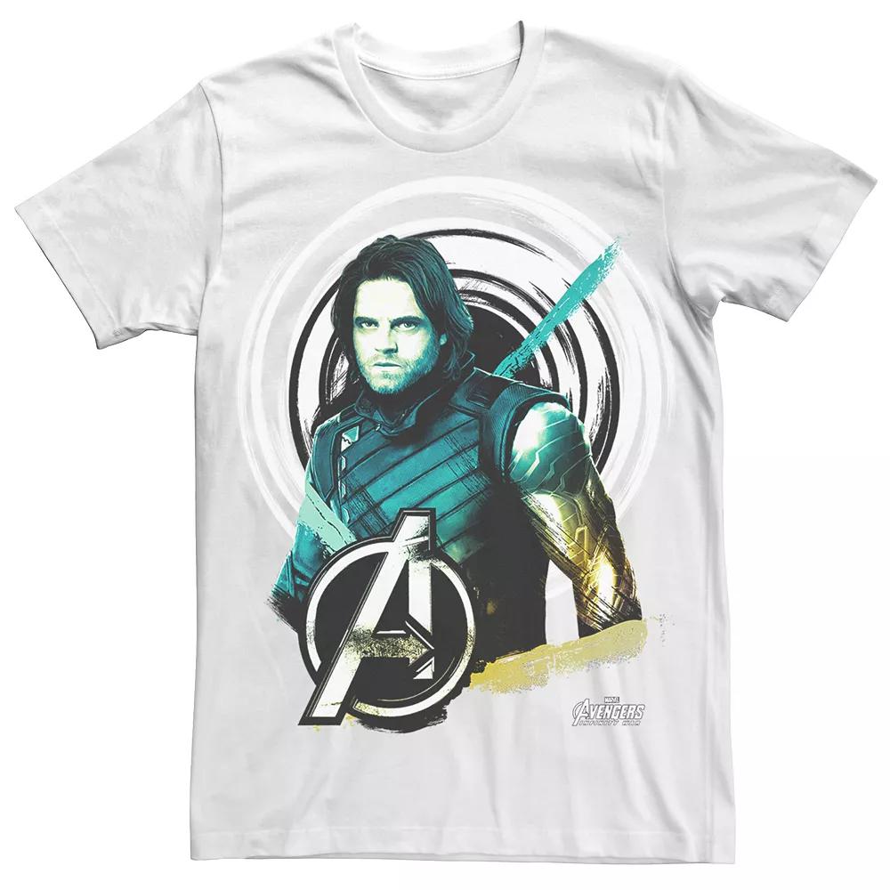 Men's Avengers Infinity War Bucky Tee, Size: XL, White Product Image