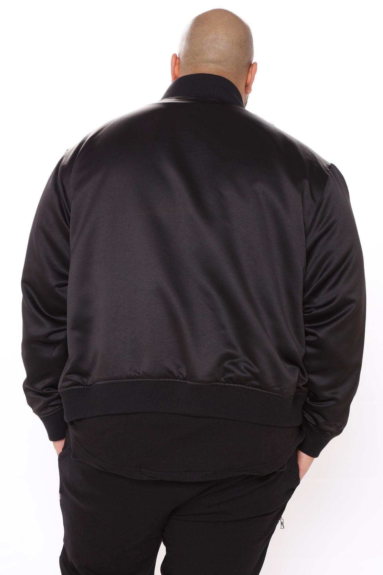 Ashton Essential Bomber Jacket - Black Product Image