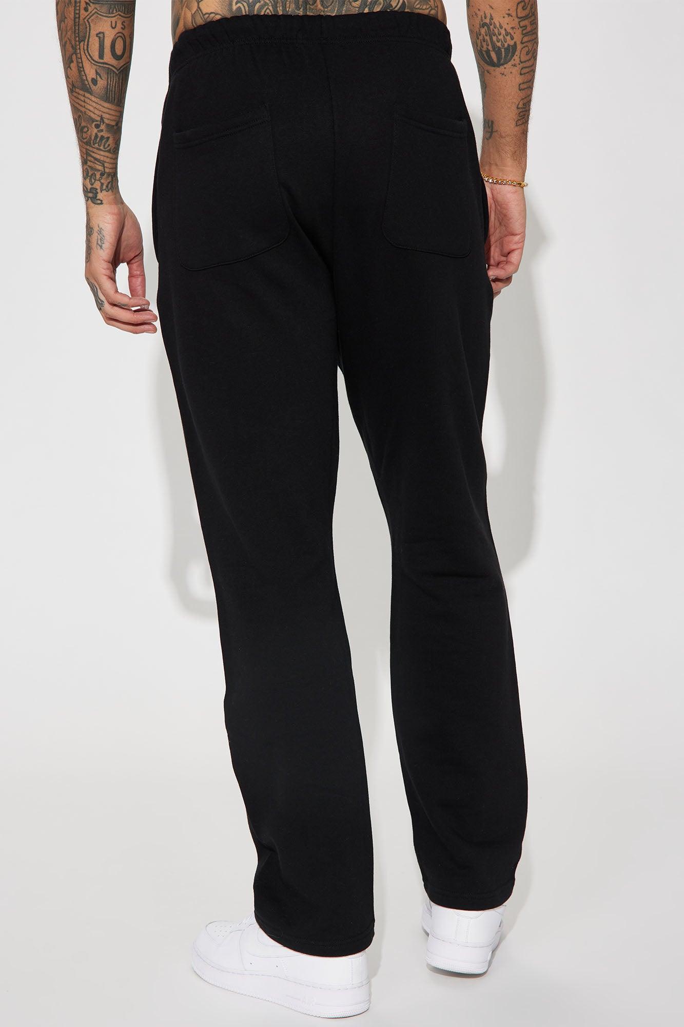 Tyson Straight Sweatpant - Black Product Image