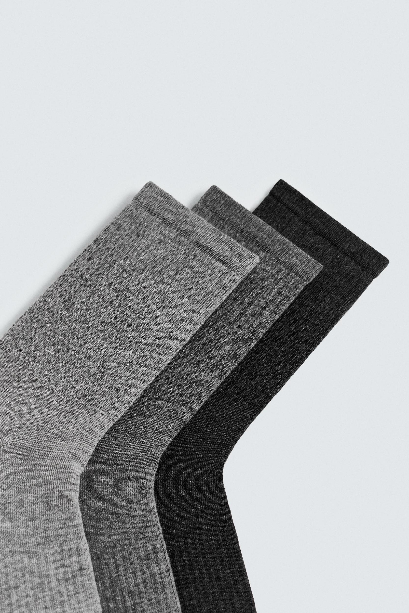 3-PACK RIB SOCKS Product Image