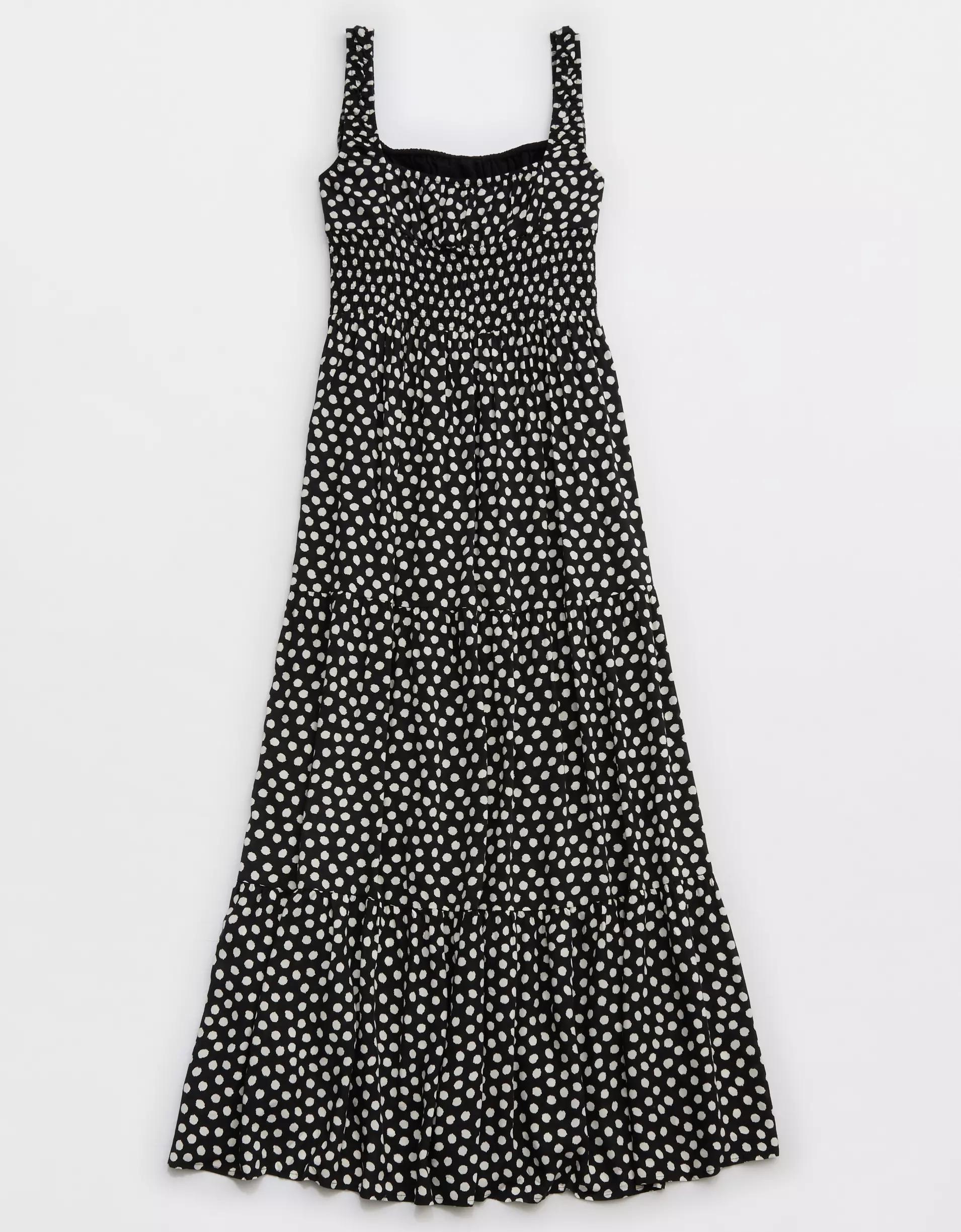 Aerie Polka Dot Maxi Dress Product Image