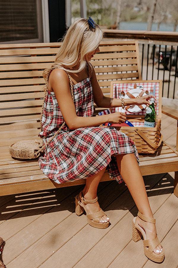 In First Place Plaid Midi Product Image
