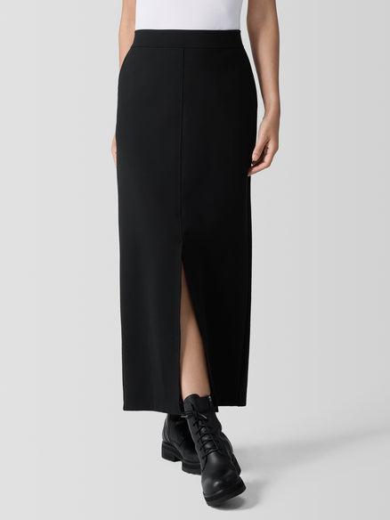 Eileen Fisher Washable Ponte Stretch Straight Skirt Product Image