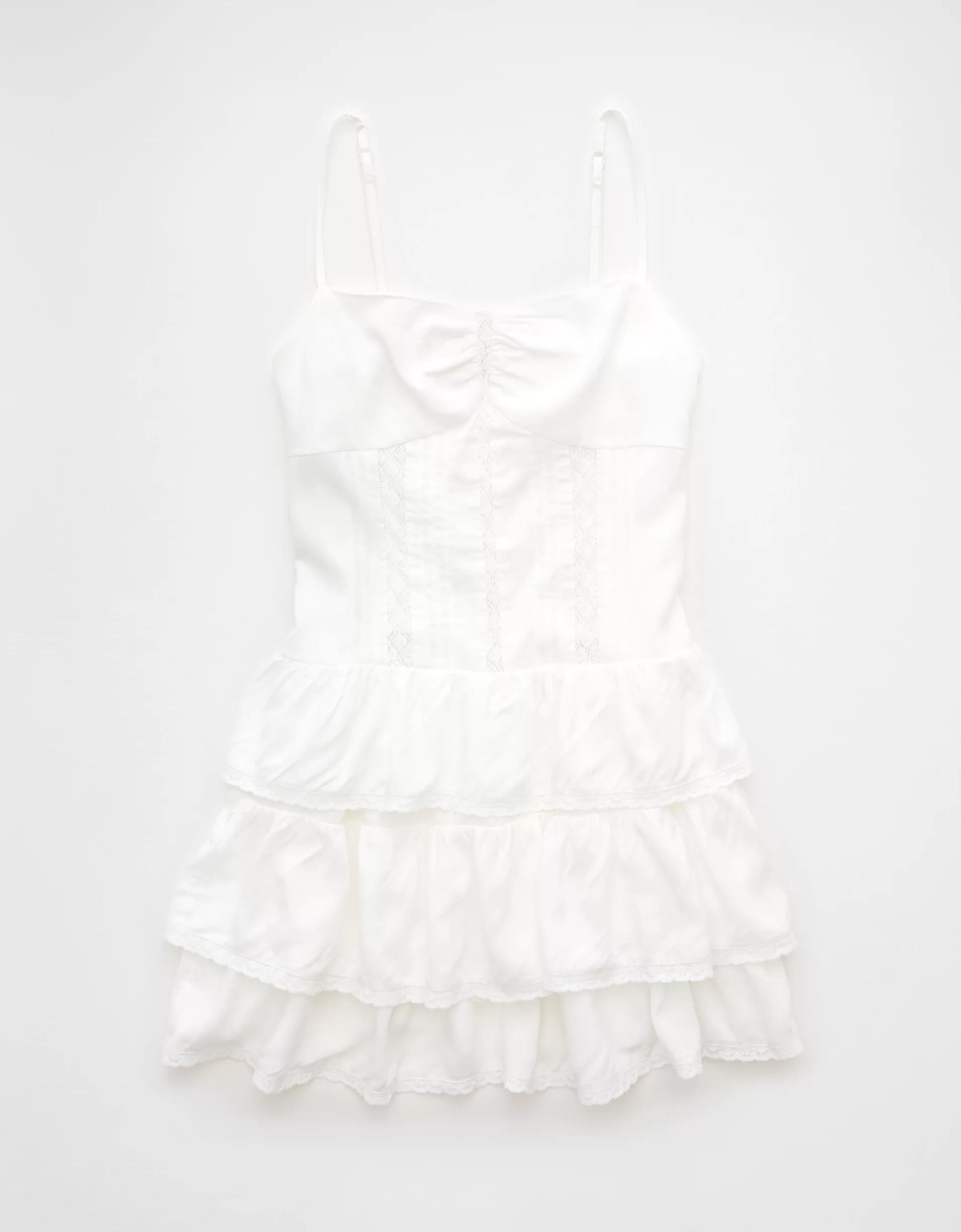 AE Catie Corset Tiered Mini Dress Product Image