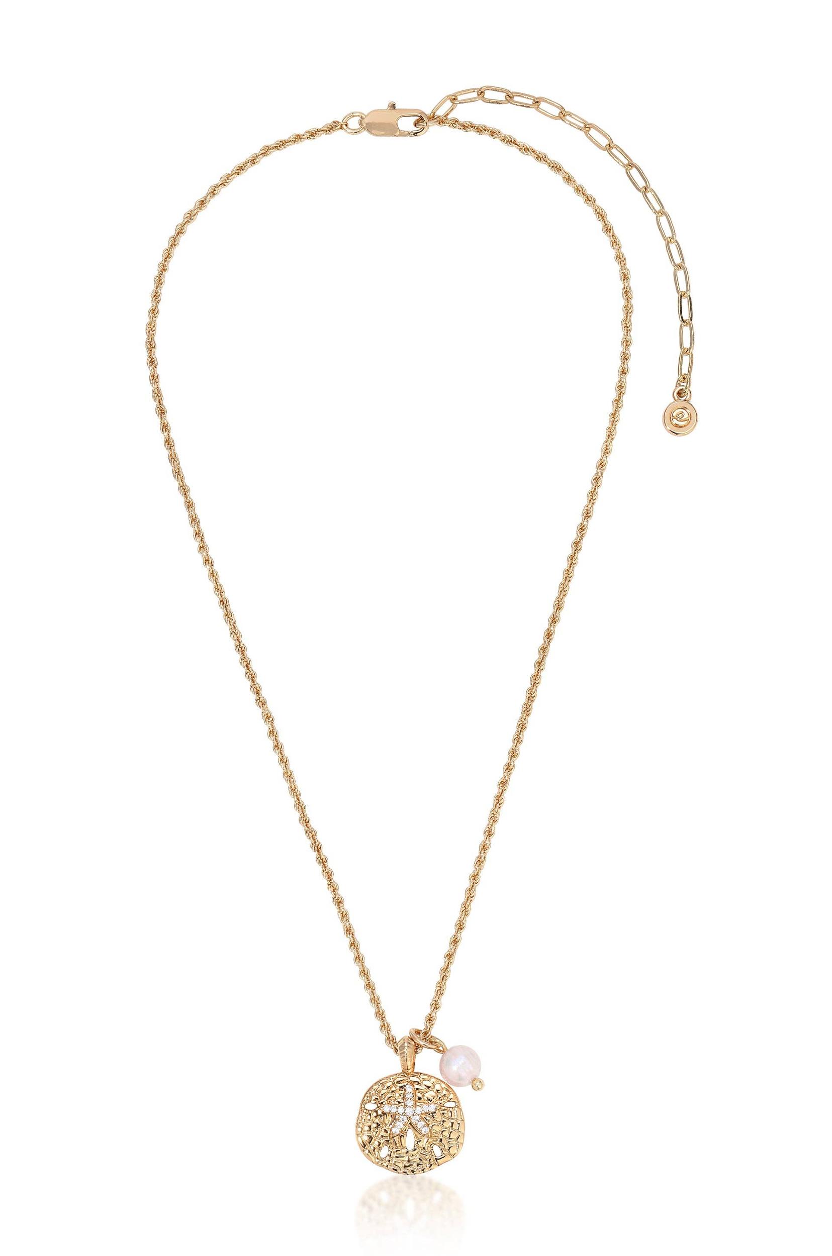 Sand Dollar Charm Necklace Product Image