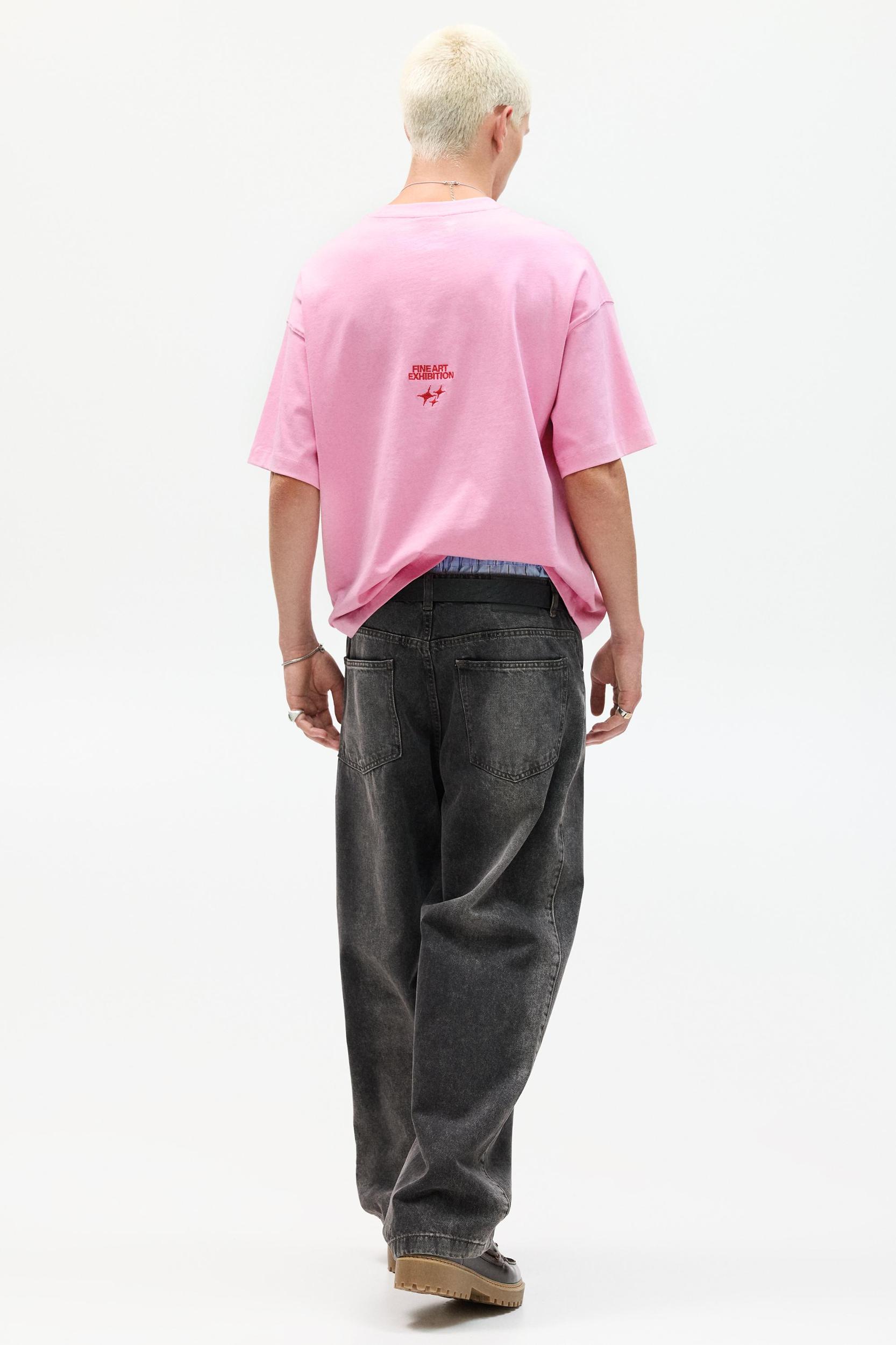 STWD Studio pink T-shirt Product Image