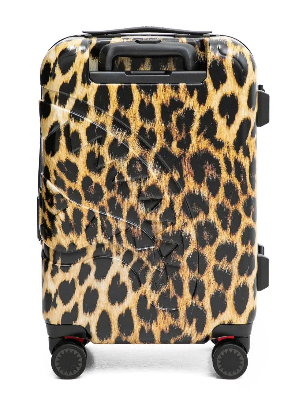 shark teeth-motif hard-shell suitcase Product Image