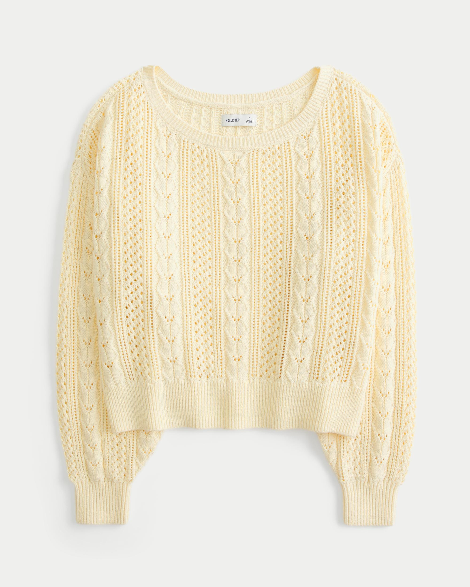 Cable-Knit Sweater Product Image
