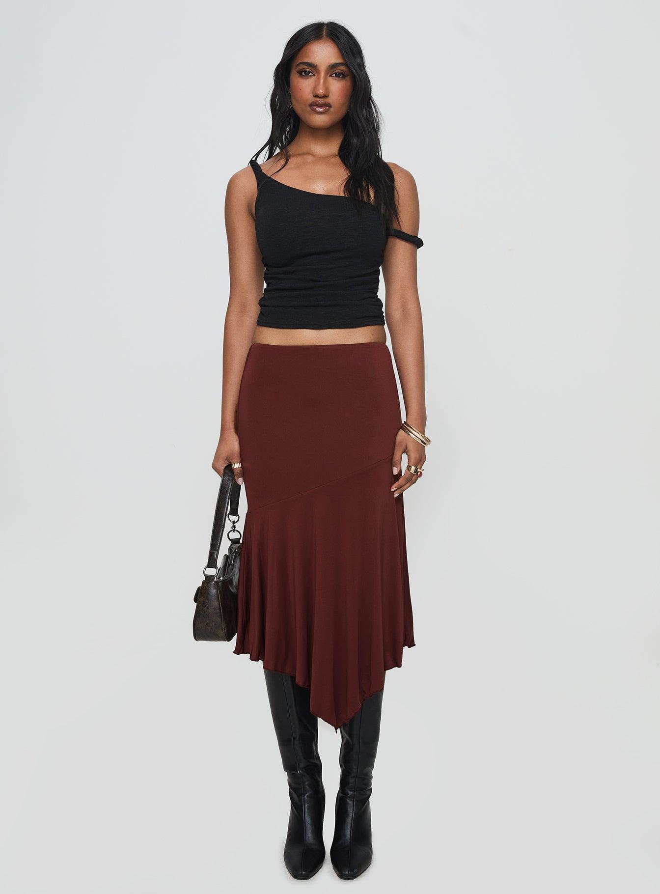 Messenger One Shoulder Top Black Product Image