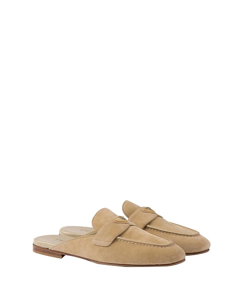 Womens Suede Sabots Mules Product Image