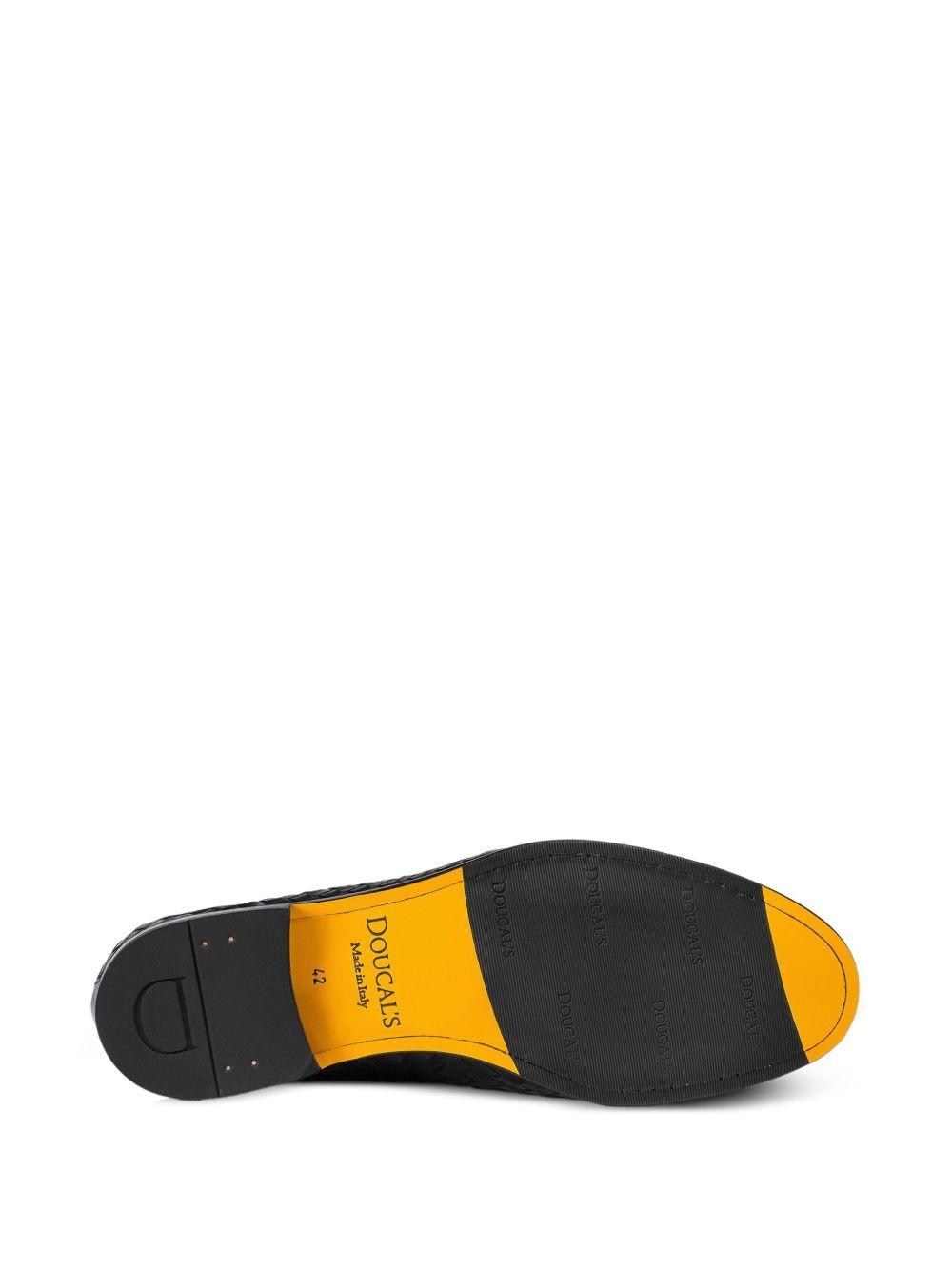 woven leather loafers  Product Image