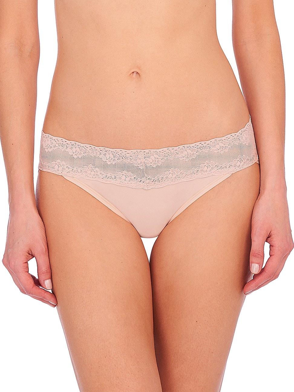 Womens Bliss Perfection Lace Trim One Size Bikini Brief Product Image